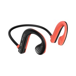 Bone Conduction Headset Bluetooth 5.2 Waterproof Sweatproof Stereo Wireless Sports Earphone W10 Black Orange