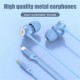 Copper Driver Hifi Sports Headphones 3.5mm In-ear Earphone Ergonomic Bass Music Earbuds Black