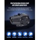 Cycling Helmet Walkie-talkies Headset 800 Meters Bluetooth 5.0 Double Intercom Talking with FM Radio