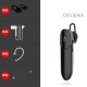 D16 Car Wireless Bluetooth-compatible  5.0  Earphones Mini Business Large-capacity Car Driving Headset Earbuds With Microphone red