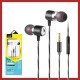 E37 In-ear Mobile Phone Headset, Metal Heavy Bass Smart Wire-controlled Tuning Band Microphone Earplugs, Compatible With Android Universal Black