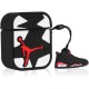 Earphone Protective Case for Airpods 1/2/3 Silicone Shell Storage Box Cartoon Gym Shoes Design Fashion Cover red_For Airpods 1 / 2