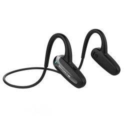 F809 Bluetooth Headset Bone Conduction Sports Running Earphone with Mic Ipx5 Waterproof Black