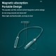 G07 Neck-mounted Bluetooth Headset Wireless Subwoofer Neckband Earphones Noise Reduction Dark Green