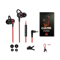 G26 Wired 3.5mm Plug In-ear Gaming Headset With Microphone For Mobile Phone Computer Black