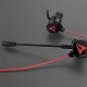 G5 Type-c Interface Gaming In-ear Headphones With Microphone Chicken-eating Headset Earphones Smartphone Wired Mobile Phone Earbuds black red