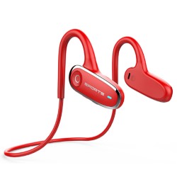 G68 Bone Conduction Earphones Wireless Bluetooth 5.0 Sports Headsets Waterproof Headphones Red