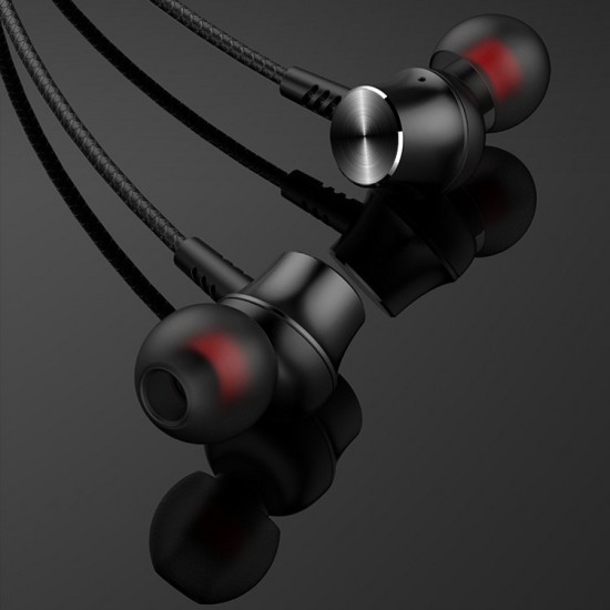 G8 Universal Sport Headsets Wired In Ear Phones Headphone, Head Phones With Mic, Music Earphones For Mobile Phone Computer Pc silver