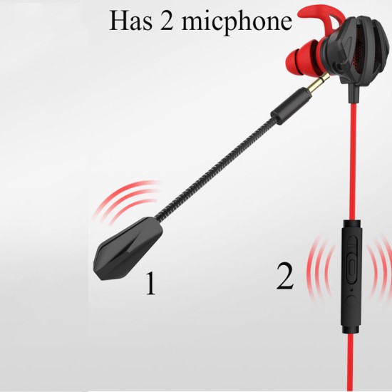 Gaming Earphone For Pubg PS4 CSGO Casque Games Headset 7.1 With Mic Volume Control PC Gamer Earphones G9 red