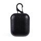 Genuine Leather Airpods Earphone Protective Case Cover for Apple AirPod - Black