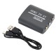 HDMI to AV Cable Video Audio Adaptor HD AV Converter Component for DVD Display Camera Earphone Projecter  black