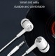 Hifi Universal Headphone Smart Call In-ear Mobile Phone 3.5mm Interface Headset Black