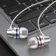 In-ear Headphones Bass Magic Sound Hi-fi Music Sport Earbuds Earphone Universal Red