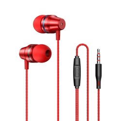 In-ear Headphones Bass Magic Sound Hi-fi Music Sport Earbuds Earphone Universal Red