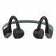 J20 Wireless Headphones Bluetooth 5.0 Waterproof Sweatproof Bone Conduction Sports Headphones dark green