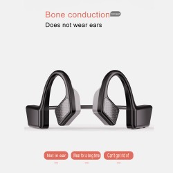 K08 Bluetooth 5.0 Headset Bone Conduction Headset Stereo True Wireless Waterproof Sports Headset Red