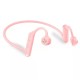 K79 Sports Earphones Bone Conduction Wireless Bluetooth-compatible Earbuds Waterproof Headset Pink