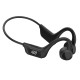 Ly1 Wireless Headset Bone Conduction Bluetooth 5.2 Noise Reduction Headphones Sports Earphone Black