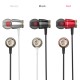 M6 Sport Headsets Wired In Ear Phones Headphone, Noise Cancelling Head Phones With Mic, Music Earphones For Mobile Phone Computer Pc black