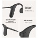 Md04 Bone  Conduction Headphones Bluetooth  5.0 Music Call  Function Earphone Waterproof Headset black