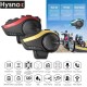 Motorcycle Cycling Helmet Headset 2000m 6 Riders Intercom Headphone Rechargeable Bluetooth 5.0 Blue