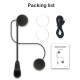 Motorcycle Helmet Headset Wireless Music Hands-free Calling Speaker Bluetooth 5.0 Black