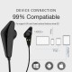 Neck Hanging Headset Bluetooth 5.0 Magnetic Charging Large Battery Sports Earplugs Noise Reduction Black