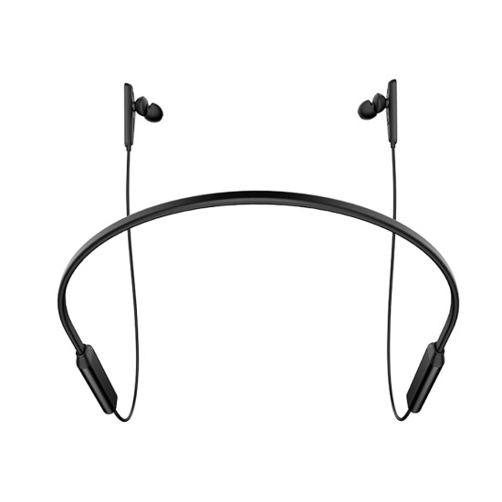 Neck Hanging Headset Bluetooth 5.0 Magnetic Charging Large Battery Sports Earplugs Noise Reduction Red