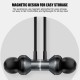 Neckband Bluetooth Headset In-ear Binaural Sports Running Wireless Headphone Music Earphones Black