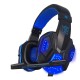 Over Ear Gaming Headset with Mic and LED Light for Laptop Cellphone PS4, Blue