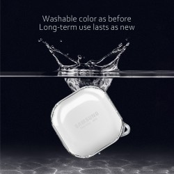 PC Earphone Case For Samsung Galaxy Buds Live Transparent Cover Headset Protective Cover Transparent