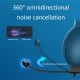 Portable Microphone 3.5mm Plug Multi-function Noise Reduction Mic Gaming Headset Accessories Compatible For Bose Qc35 Qc35ii black