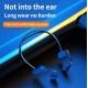 Portable Wireless  Headphone, Bone Conduction Earphone, Noise Reduction Tws Sports Bluetooth-compatible Waterproof Headsets black