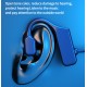 Portable Wireless  Headphone, Bone Conduction Earphone, Noise Reduction Tws Sports Bluetooth-compatible Waterproof Headsets black