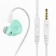 Qkz Ak6-x Sports Headphone In-ear Wire-controlled Headset with Microphone Hifi Bass Music Gaming Earphone Green