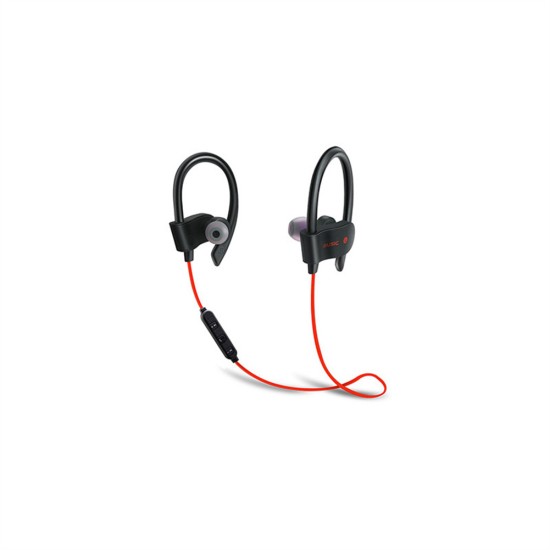 Rt558 Wireless Anti-lost Headset Wire-controlled Call Music Earplugs In-ear Bluetooth Sports Earphones Red