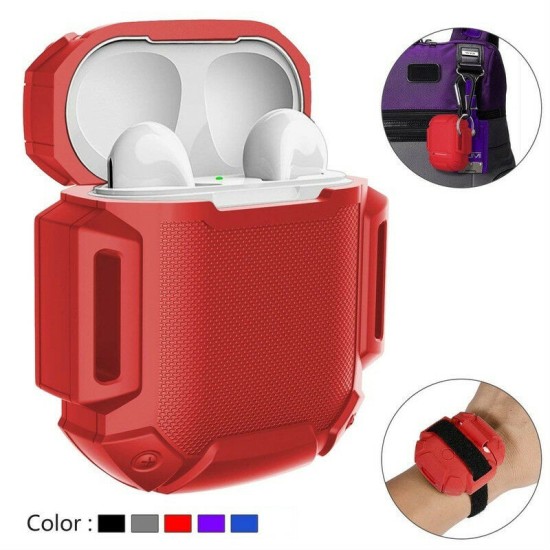 Silicone Case Cover Protective Skin for Apple Airpod AirPods Charging Case  gray