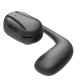 Single Left Ear Bluetooth Headset 5.2ows Open Bone Conduction Earphones Ear Hook Noise Canceling Headphones Black