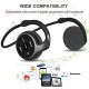 Sports Bluetooth Headphones Suicen AX-698 Support 32G TF Card FM Radio Portable Neckband Wireless Earphones Headset Auriculars black