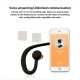 Storm Ear Hook Bluetooth Headset Csr V4.0 Intelligent Voice Voice Control One for Two Headphone Silver Black