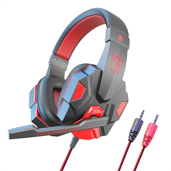 Sy830mv Wired Gaming Headset with Microphone 3.5mm Powerful Sound Headphones