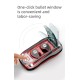 TWS HD Stereo Wireless Earphone Bluetooth 5.0 IPX5 Waterproof Headphone Sport Earbuds Gaming Headset red