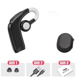 Tws Bluetooth-compatible Wireless  Earphone With Microphone 88 Hours Continuous Playing Waterproof Sweat-proof Sports Earplugs Black and White