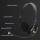 USB Wired Stereo Headphones with Microphone Head Mounted Gaming Office Home Mute Headset SY440MV USB black with packaging