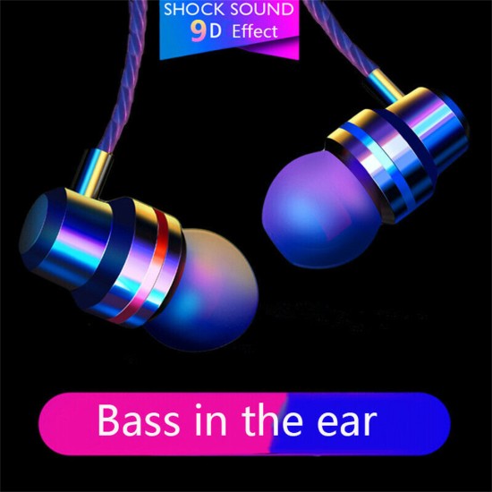 Universal Type-c Wired Earphone In-ear Noise Reduction Wire-controlled Tuning 3.5mm Phone Headset black