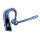 V16 Bluetooth-compatible Headset Voice Answering Dual Microphone Battery Digital Display V9 Left And Right Ear Rotating Models blue