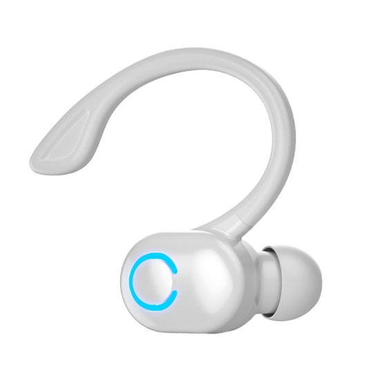 W6 Wireless Bluetooth 5.2 Headset Noise Cancelling Business Headphones In-ear Sports Earbuds White