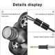 Wired Earphone HiFi Super Bass 3.5mm In-Ear Headphone Stereo Earbuds Ergonomic Sports Headsest Birthday Gift Black