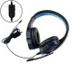 Wired Gaming Headset Headphone for PS4 Xbox One Nintend Switch iPad PC blue