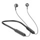 Wireless  Sports  Headphones Hanging Neck High-definition Sound Bluetooth-compatible Earphone Gb04 For Jogging Cycling Exercising Exercising Traveling black